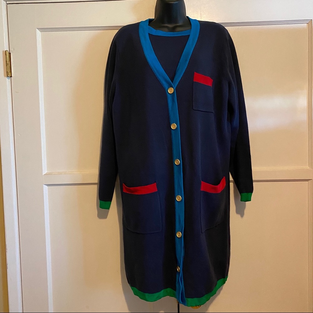 Linea by Louis Dell’Olio Color Block Sweater Set